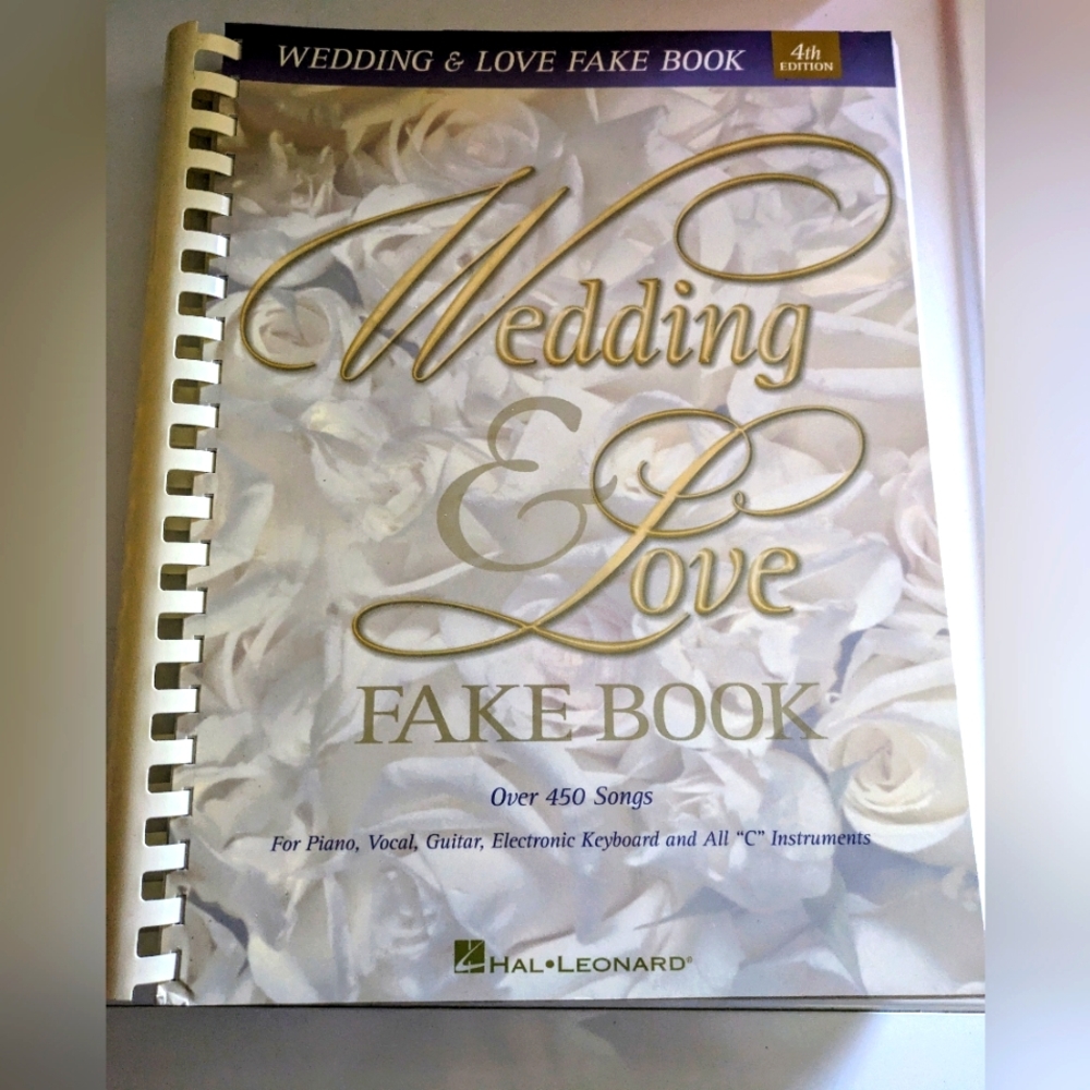 Wedding & Love Fake Book - 4th Edition - Like New!